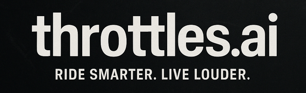 Rock and motorcycle themed promotional banner.